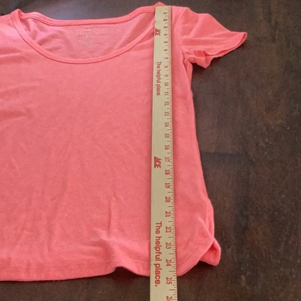Fitted Pink Short Sleeve T-Shirt Sz S